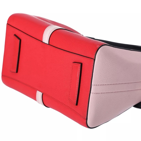 GIVENCHY Antigona Small Satchel Sugar Goatskin Tri-Color Red Pink Black - Picture 3 of 12